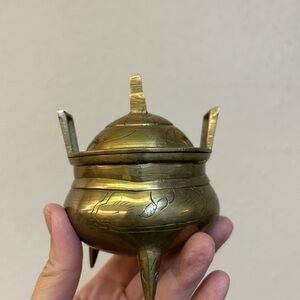 Vintage Brass Incense Burner